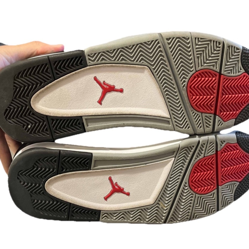 Nike Air Jordan 4 Black Canvas - Picture 4 of 6